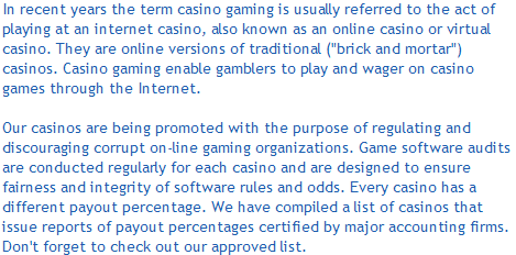 online casino sites in America